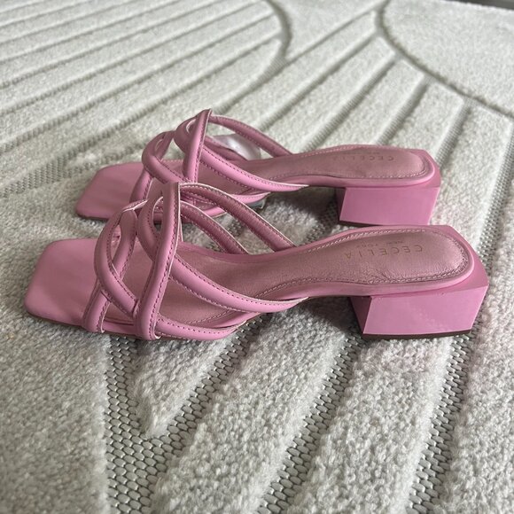 Cecelia New York Pink Mules, in size Women's US 7.5 - Picture 2 of 6